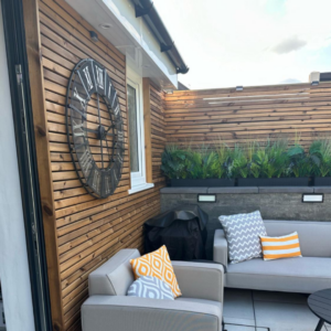 Bullnose Fencing Slats 18mm x 44mm