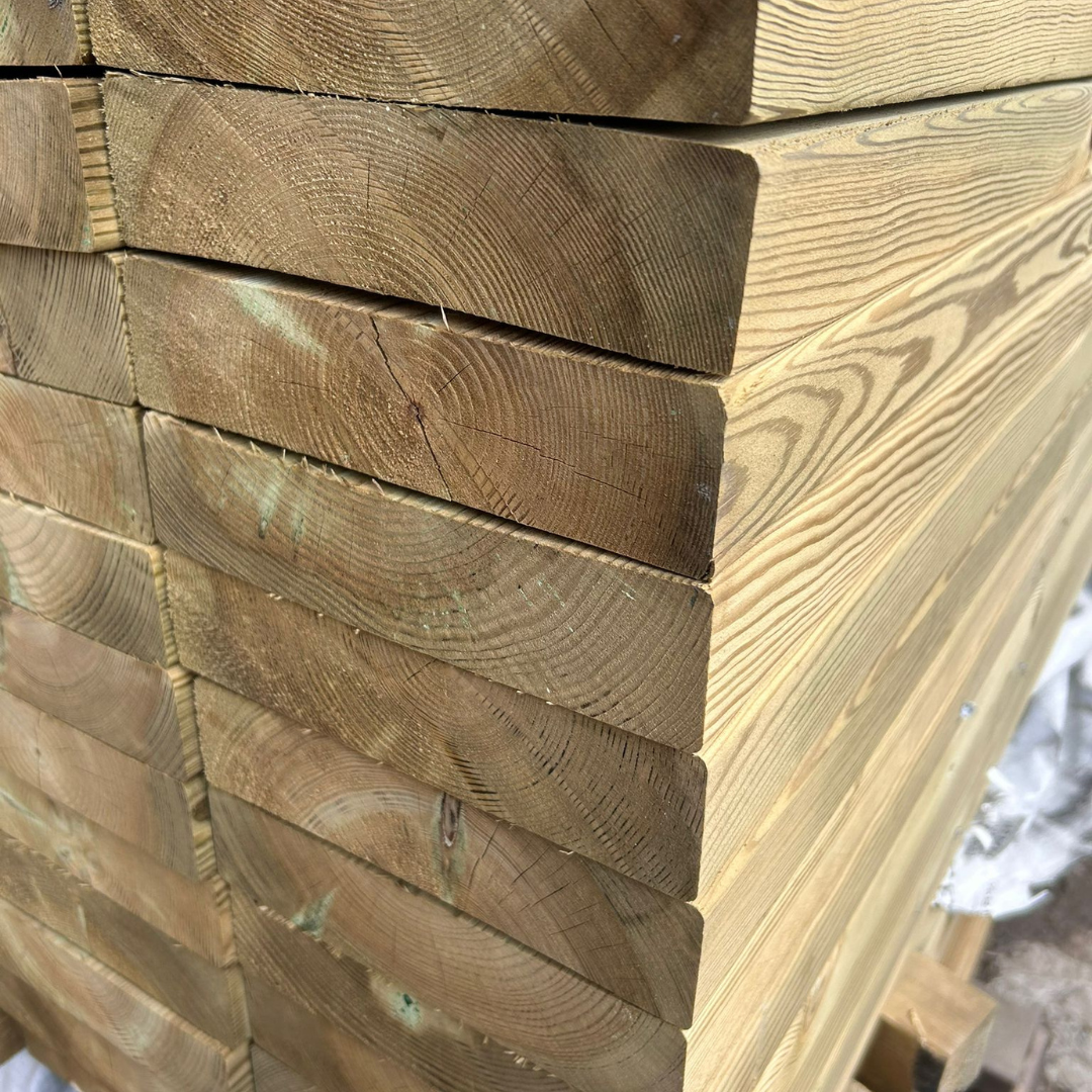 Treated Eased Edge 200 x 47mm (8x2) C24