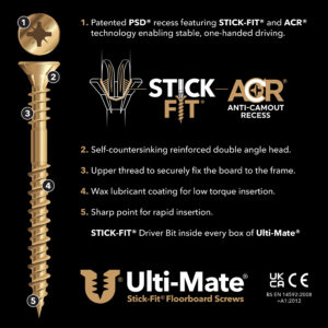 Ulti-Mate® Floorboard Screws