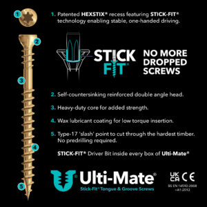 Ulti-Mate®Tongue & Groove Screws