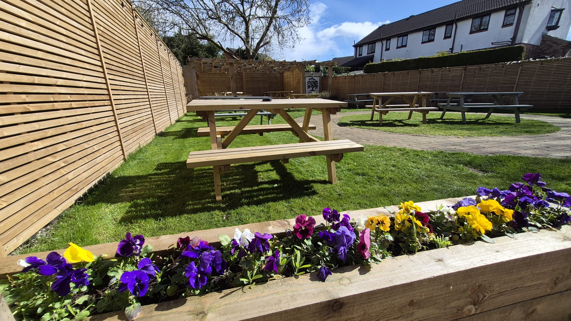 timber fence