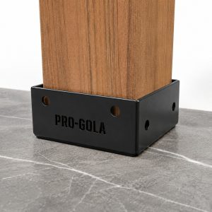 Progola Post Base x4 (Suitable For: 4in / 100mm Post)